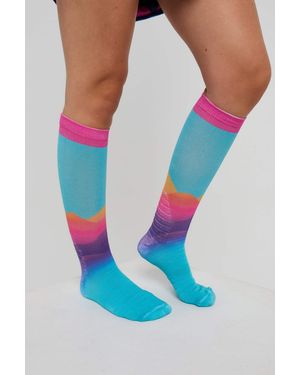 OOSC – mambo sunset – bunte ski-/snowboardsocken - Blau