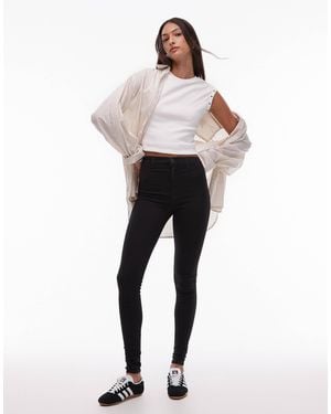 TOPSHOP Joni High Rise Skinny Jean - Black