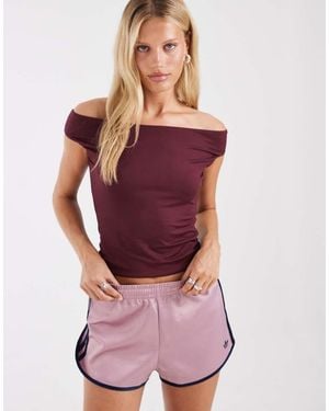 Hollister Seamless Off Shoulder Top - Red