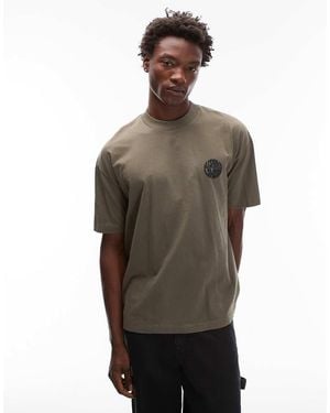 AllSaints Waved T-shirt - Grey