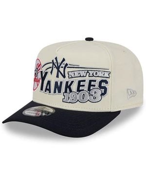 KTZ Ny Yankees 9fifty Graphic Logo Cap With Contrast Peak - Multicolour