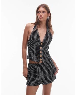 Nia Andre Boucle Short - Black
