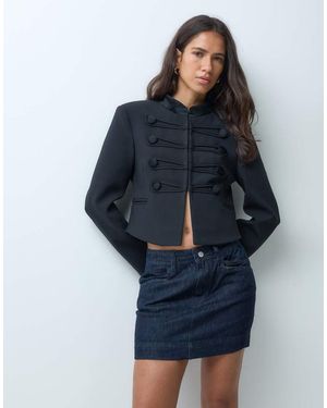 ASOS Minigonna Di Jeans Lavaggio Rinse Coordinata - Blu