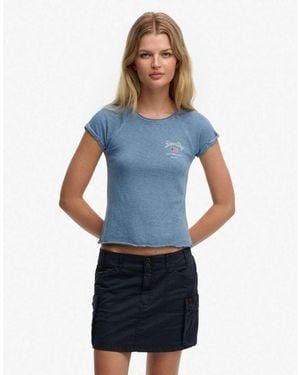 Superdry Cargo Mini Skirt - Blue