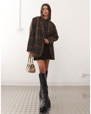 Monki Oversized Blazer - Natural
