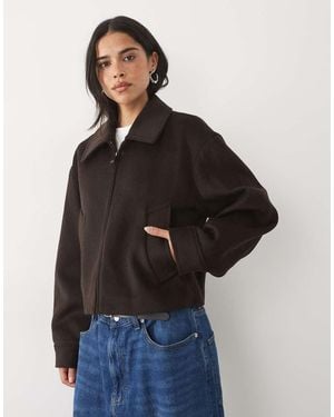 Mango Bomber Jacket - Blue