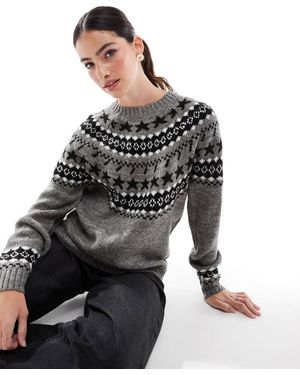 Threadbare – pullover - Grau