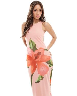 Vero Moda Sleeveless Seam Front Mesh Dress - White