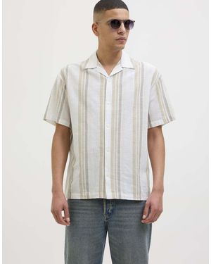 Jack & Jones Summer Stripe Shirt - White