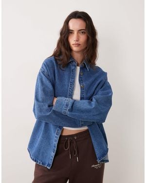 ASOS Oversize-hemd aus denim - Blau