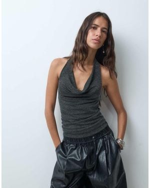 ONLY Halterneck Top - Black