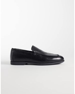Calvin Klein Leather Loafer - Black