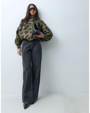 ASOS Kombiteil-jacke mit blumen-jacquard - Mehrfarbig