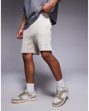 HUGO Loose Fit Jersey Shorts - Grey