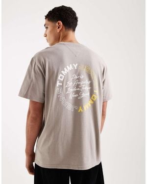 Tommy Hilfiger Circle Sign Relaxed Fit T-shirt - Grey