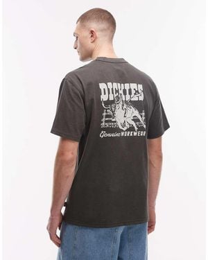 Dickies Buchtell Back Print T-shirt - Grey
