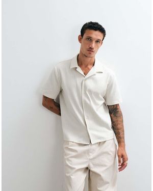 Weekday Short Sleeve Resort Shirt - White
