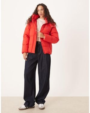 Polo Ralph Lauren Piumino Con Cappuccio - Rosso