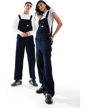 Lee Jeans – workwear – unisex-latzhose aus cord - Blau