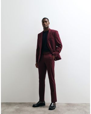 ASOS Flexmax Skinny Suit Pants - Red