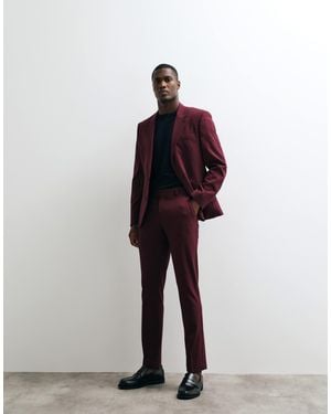ASOS – flexmaxTM – enge anzughose - Rot