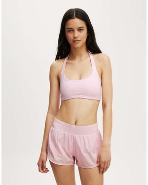 Cotton On Active Curve Hem Short - Pink