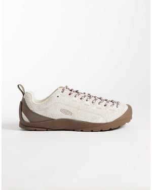 Keen Jasper Brushed Suede Sneakers - White