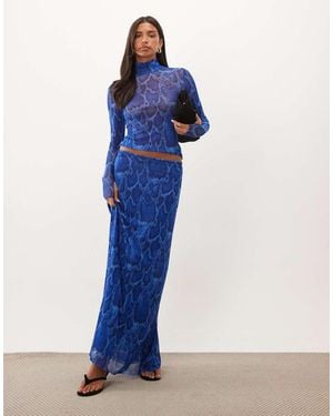 AFRM Zadie Top Coordinato - Blu