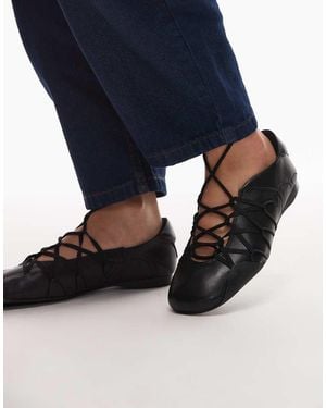 Jeffrey Campbell Sneakerina Shoes With Laces - Blue