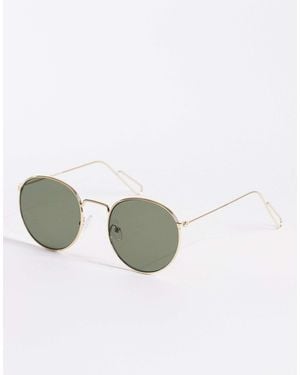 Weekday – explore – runde sonnenbrille - Mettallic