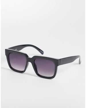 ONLY – eckige sonnenbrille - Schwarz