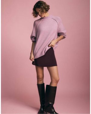 Stradivarius Gebreide Basic Trui - Roze