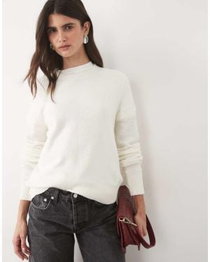 JJ Rebel Regular Fit Knit Jumper - White