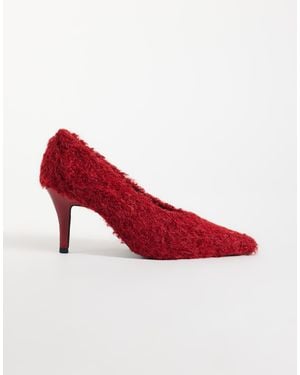 ASOS Princess High Heeled Court Shoes - Red