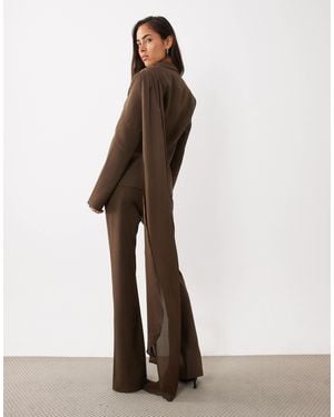 ASOS Co-ord-blazer mit schal-detail - Weiß