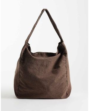 ASOS Canvas Tote Bag - Brown