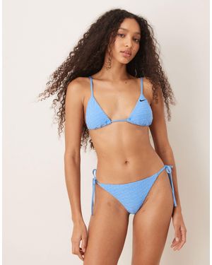 Nike Nike – terry – triangel-bikinioberteil - Blau