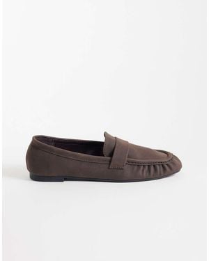 Cotton On Taylor Ruched Loafers - Brown