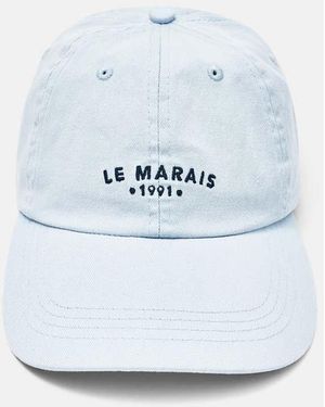 Pull&Bear Cappellino Le Marais Azzurro Pastello - Bianco