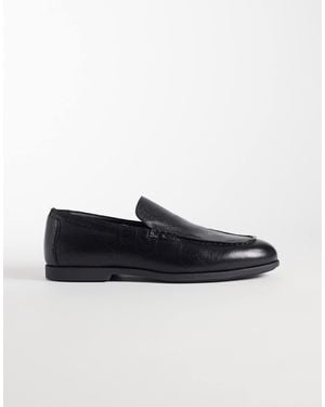 Calvin Klein Leather Loafer - Black