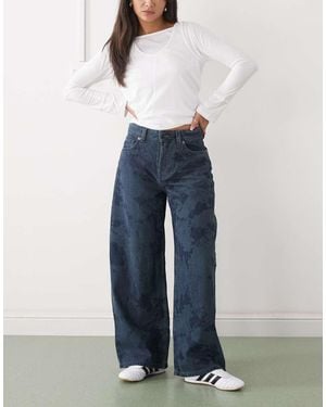 Monki peggy baggy Jeans - Blue
