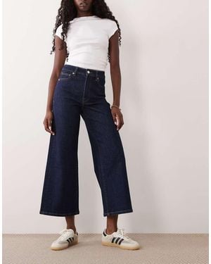 GOOD AMERICAN Palazzo Crop Jeans - Blue