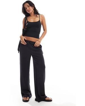 Pull&Bear Wide Leg sweatpants - Blue