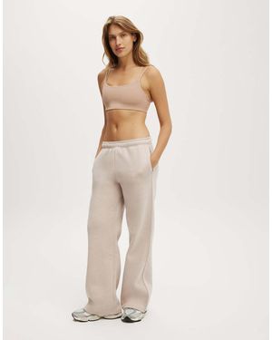 Cotton On Cotton:On Plush Essential Straight Leg Sweatpant - Natural