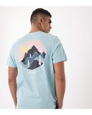 Columbia Csc Outdoor Back Graphic T-shirt - Blue