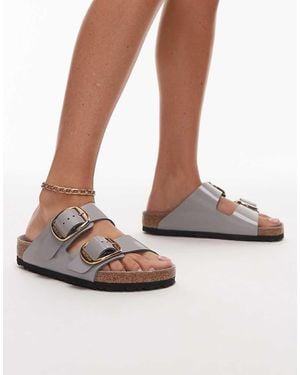 Birkenstock Arizona Big Buckle High Shine Sandals - Brown