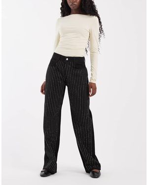 ASOS Jeans Met Versiering - Wit