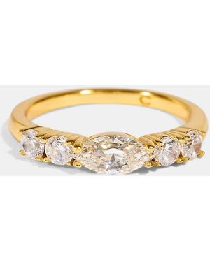 CERNUCCI Mixed Gemstone Shape Ring - White