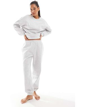 Vero Moda Oversized Cuffed Jogger Co-Ord - White