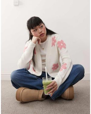 Miss Selfridge Cardigan Tenue A Fiori - Blu